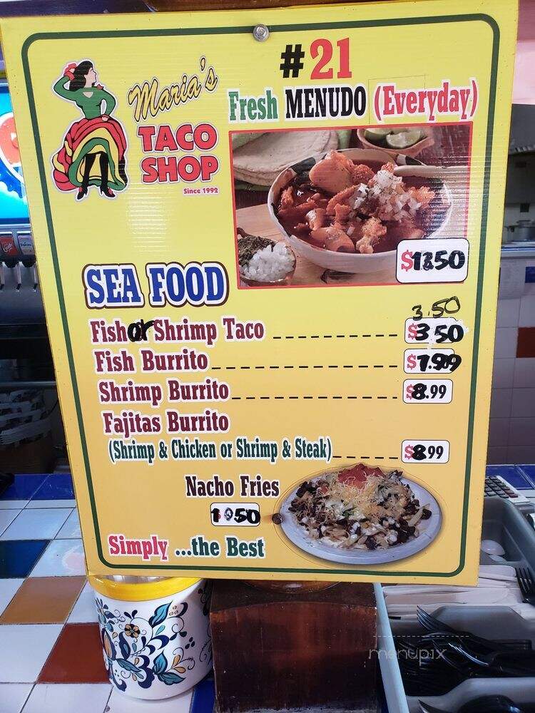 Maria's Taco Shop - Modesto, CA