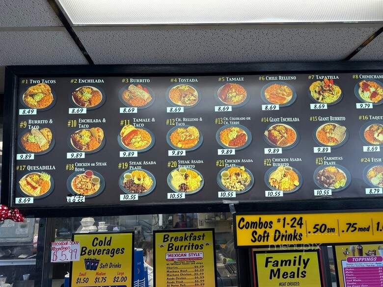 Jo Jo Garcia's - Modesto, CA menu_pic