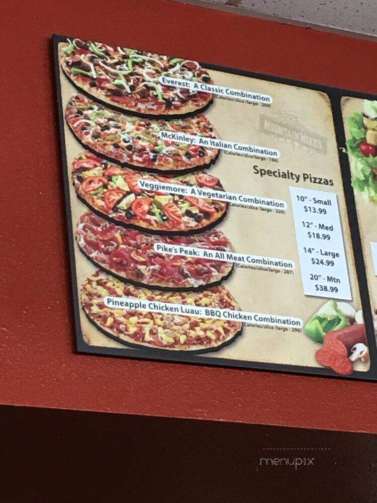 Mountain Mike's Pizza - Turlock, CA menu_pic