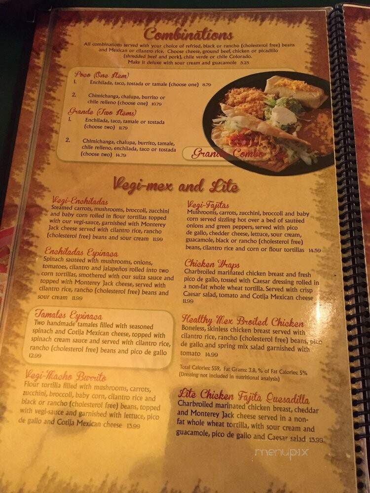 Casa Ramos - Placerville, CA menu_pic