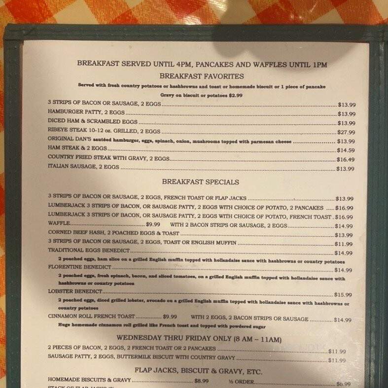 Diamond Springs Restaurant - Diamond Springs, CA menu_pic