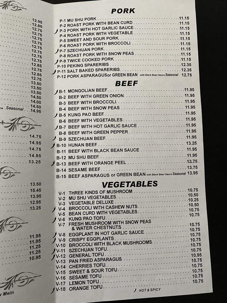 Golden Dragon Restaurant - Placerville, CA menu_pic