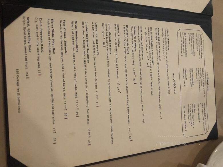 Mae's Country Kitchen - Placerville, CA menu_pic