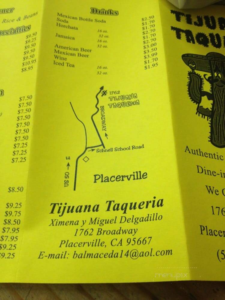 Tijuana Taqueria - Placerville, CA