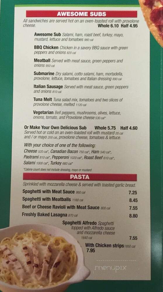 Pizza Factory - San Andreas, CA menu_pic