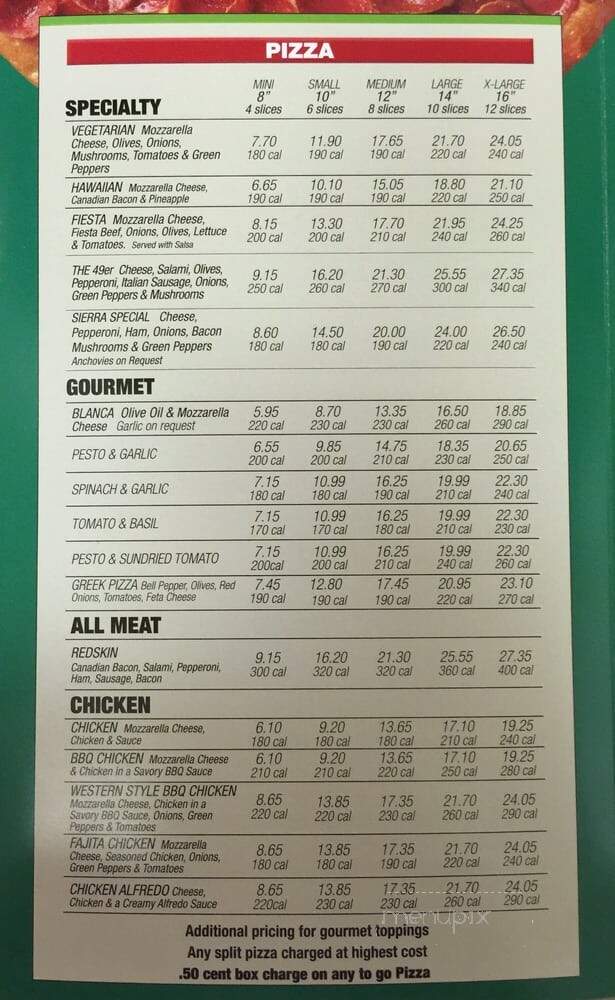 Pizza Factory - San Andreas, CA menu_pic