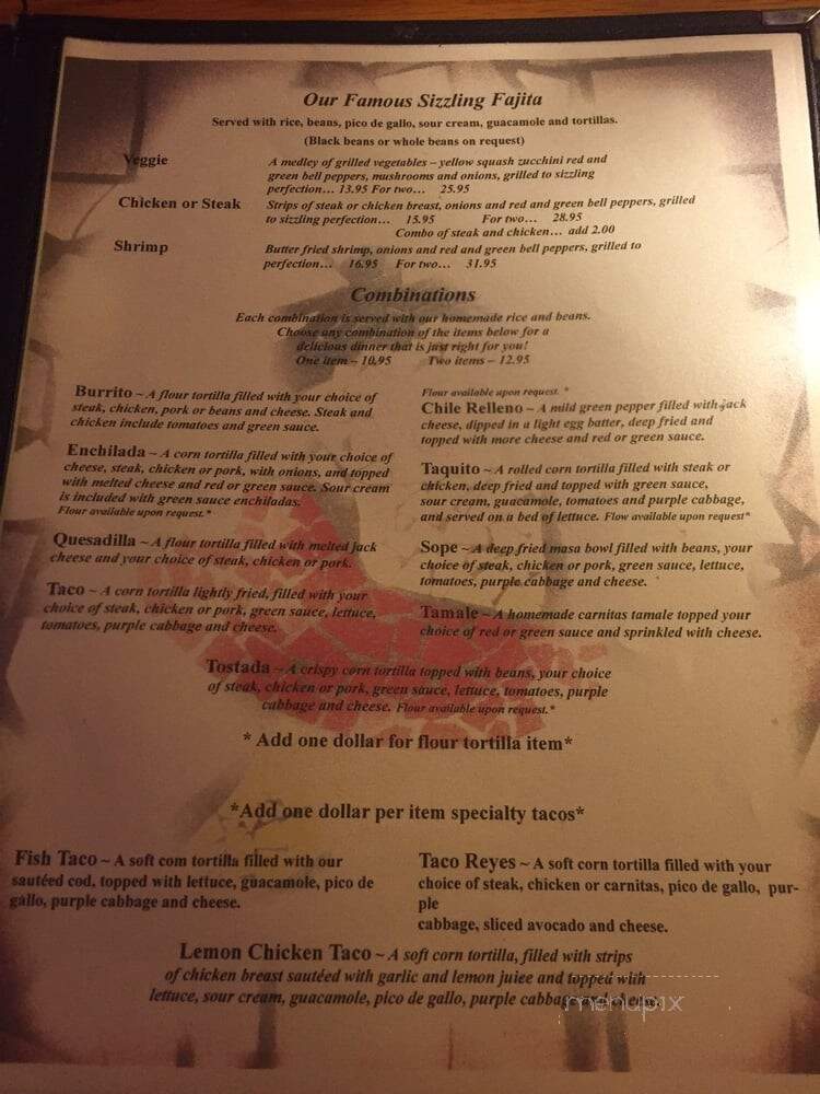 Jardin - Twain Harte, CA menu_pic