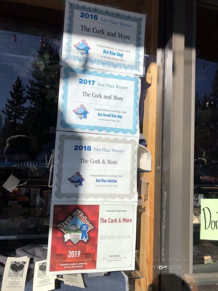 Cork & More - South Lake Tahoe, CA menu_pic