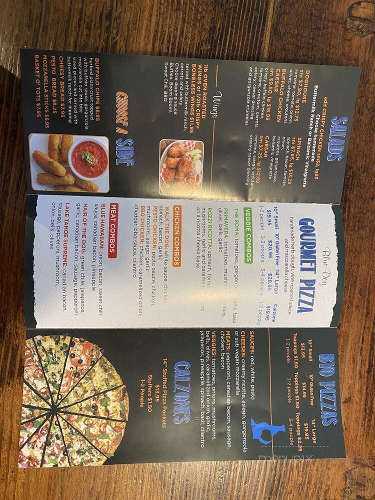 Blue Dog Gourmet Pizza - South Lake Tahoe, CA
