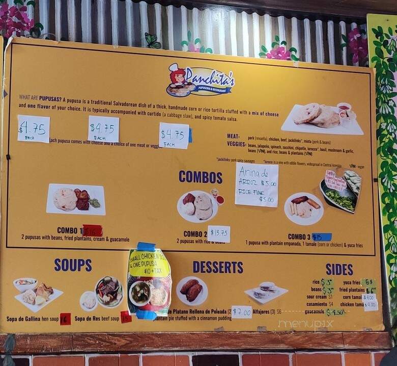 Panchita's - San Francisco, CA menu_pic