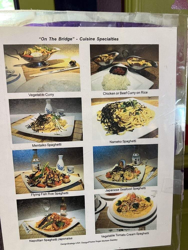 On The Bridge - San Francisco, CA menu_pic