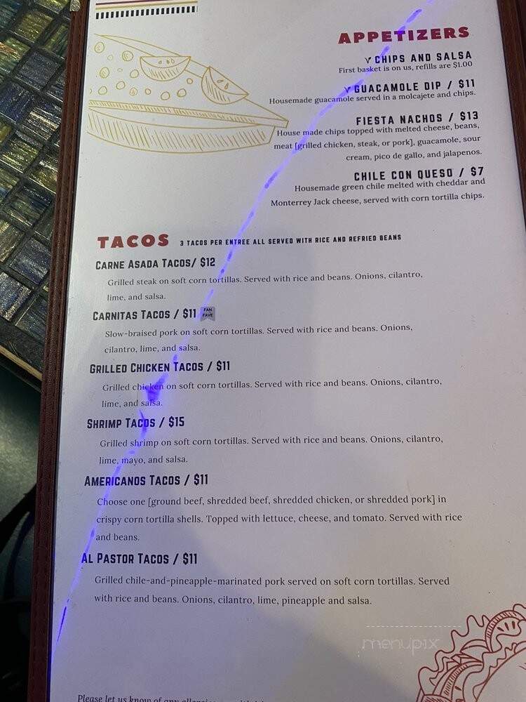 Calvillo Restaurants - Alamosa, CO menu_pic