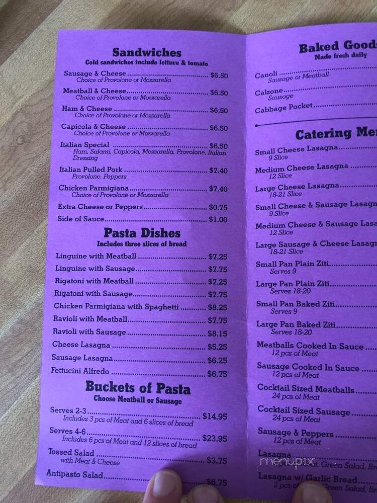 Enrico's Italian Sausage & Mkt - Arvada, CO menu_pic