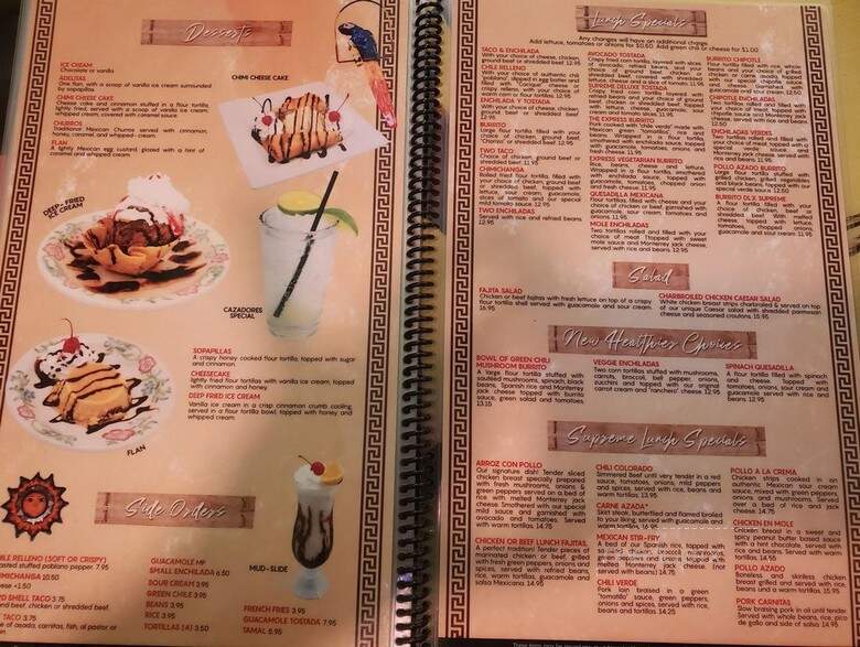 Las Canastas Mexican Restaurant - Ault, CO menu_pic