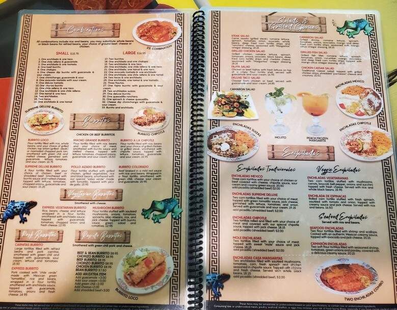 Las Canastas Mexican Restaurant - Ault, CO menu_pic