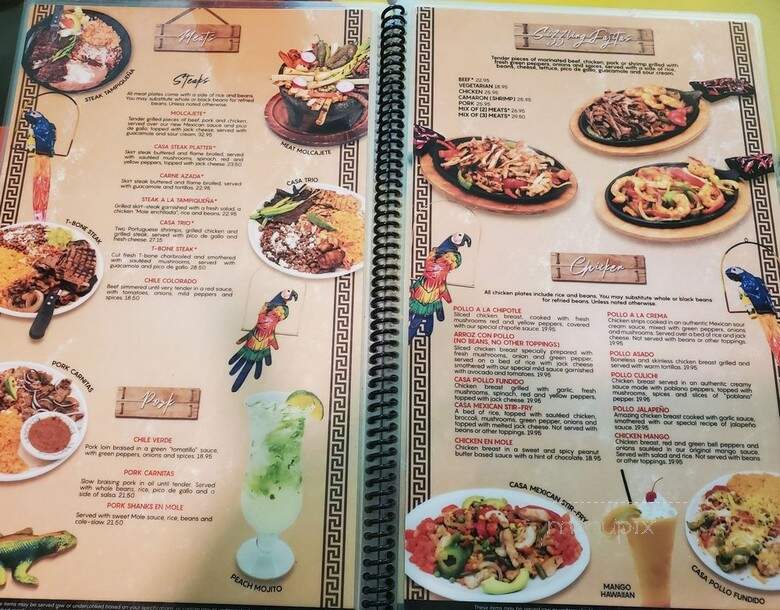 Las Canastas Mexican Restaurant - Ault, CO menu_pic