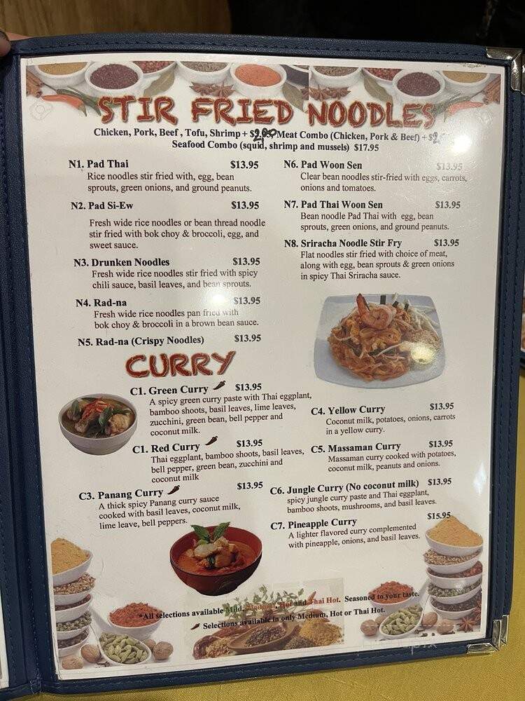 Thai Flavor Restaurant - Aurora, CO menu_pic
