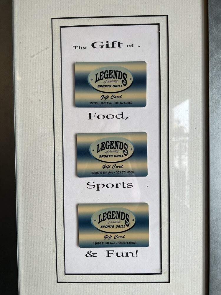 Legends Of Aurora - Aurora, CO menu_pic