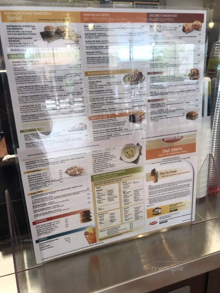 Jason's Deli - Aurora, CO menu_pic