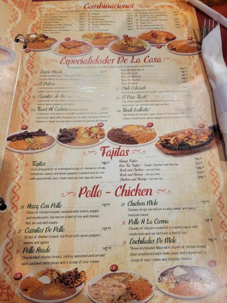 Casa Vallarta Mexican - Aurora, CO menu_pic