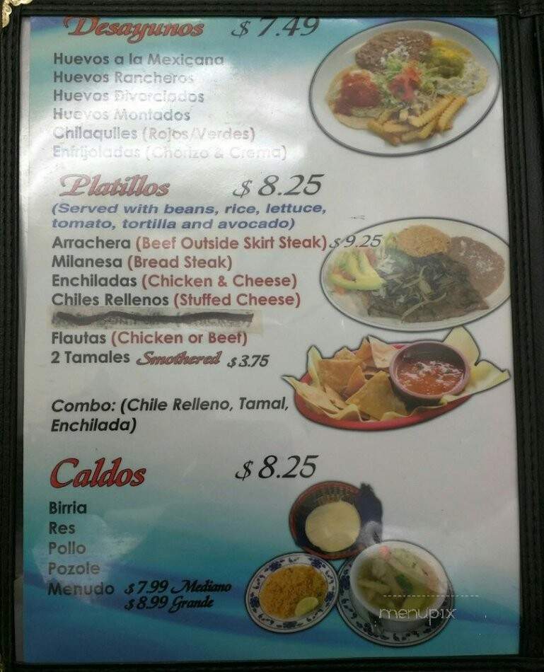 Tortas Y Tacos El Chino - Aurora, CO menu_pic