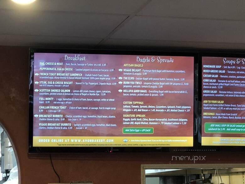 Avon Bakery & Deli - Avon, CO menu_pic