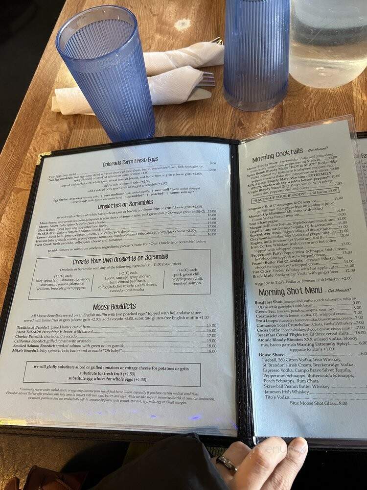 Blue Moose Restaurant - Breckenridge, CO menu_pic