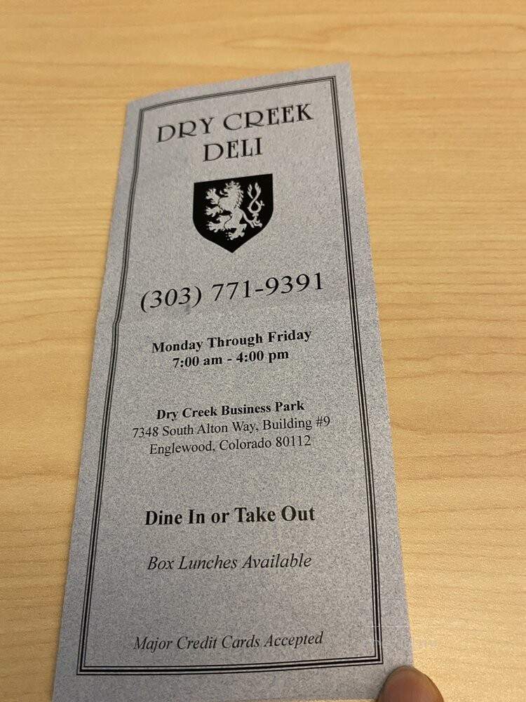 Dry Creek Deli Restaurant - Centennial, CO