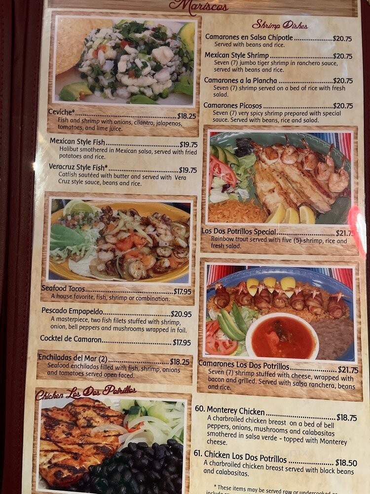 Los Potrillos Mexican Restaurant - Centennial, CO menu_pic