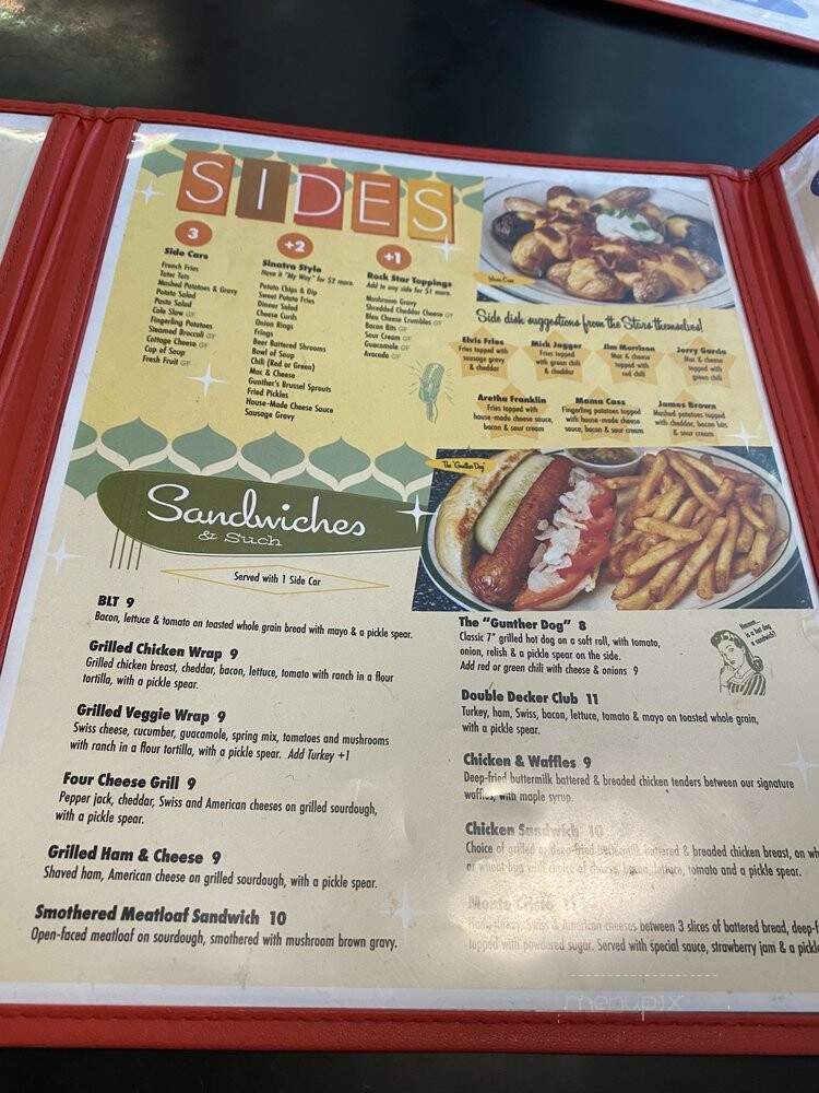 Gunther Toody's Diner - Colorado Springs, CO menu_pic