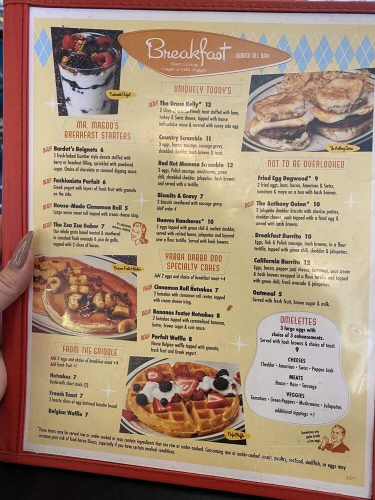 Gunther Toody's Diner - Colorado Springs, CO menu_pic