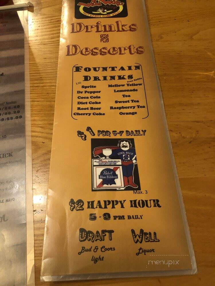 Wild Wings 'n Things - Colorado Springs, CO menu_pic