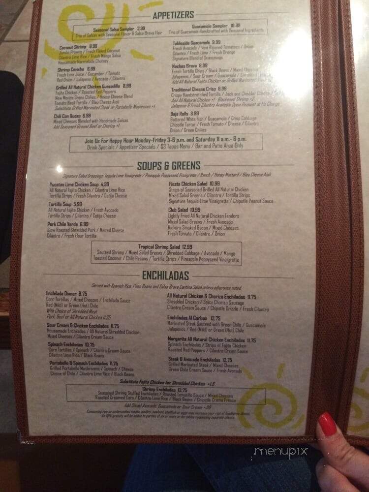 Salsa Brava - Colorado Springs, CO menu_pic