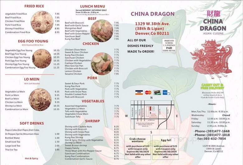 China Dragon - Denver, CO menu_pic