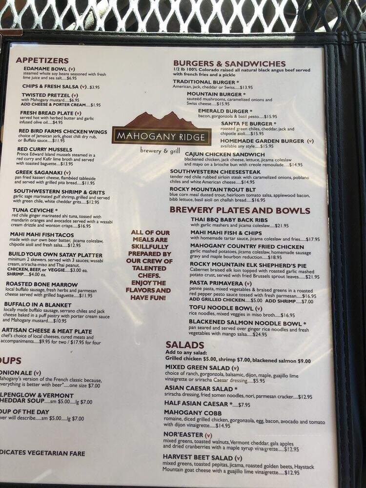 Mahogany Ridge Brewery & Grill - Steamboat Springs, CO