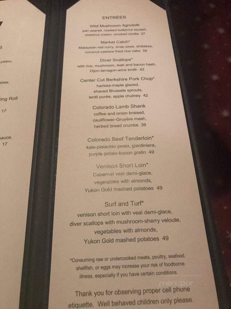 Cafe Diva - Steamboat Springs, CO menu_pic
