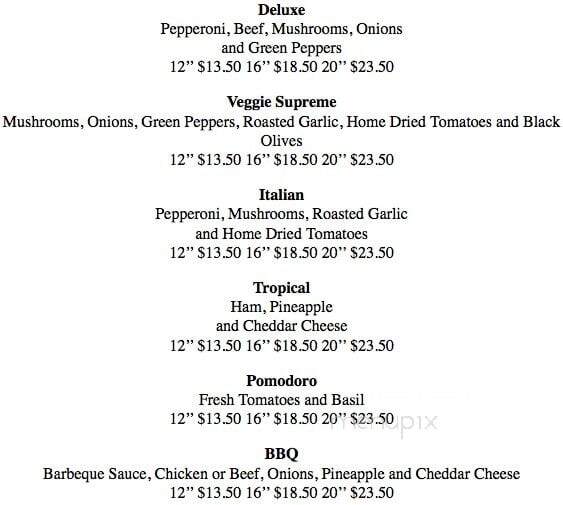Pizza 101 - Keystone, CO menu_pic