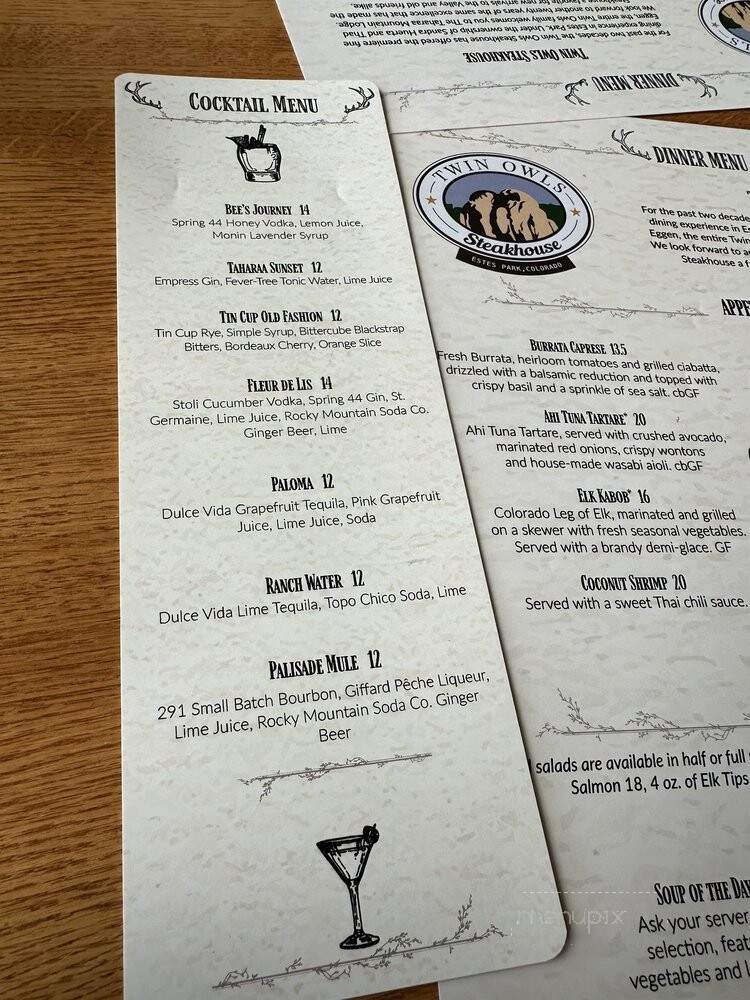 Twin Owl Steak House - Estes Park, CO
