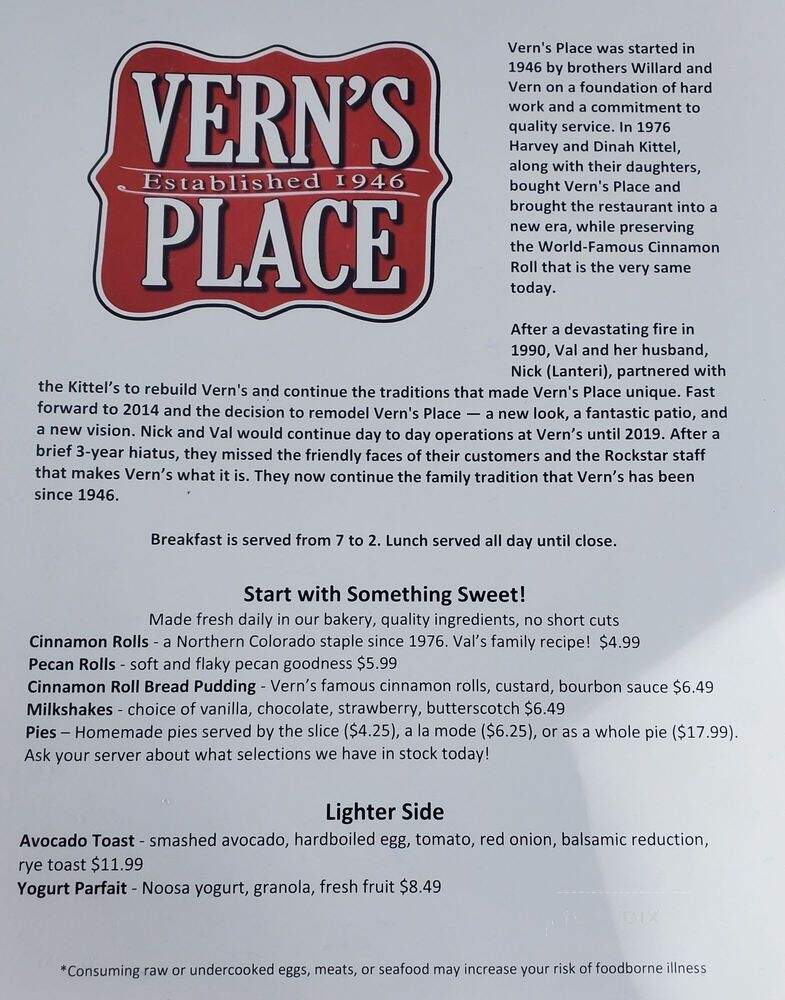 Vern's Restaurant - Laporte, CO