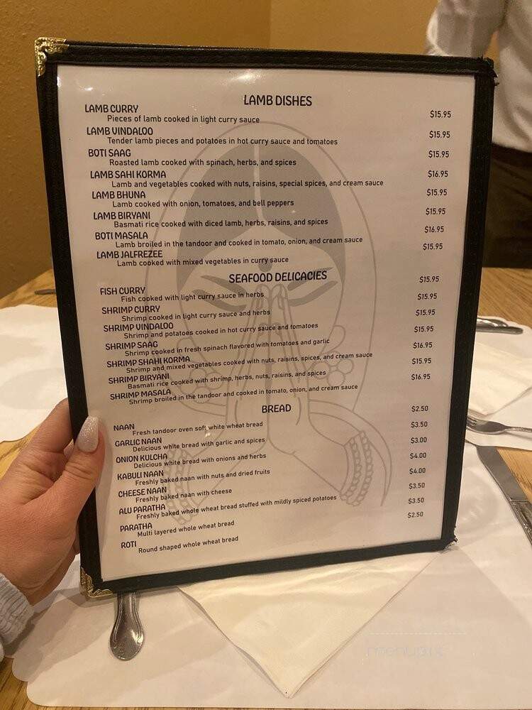 Namaste Restaurant - Lakewood, CO menu_pic