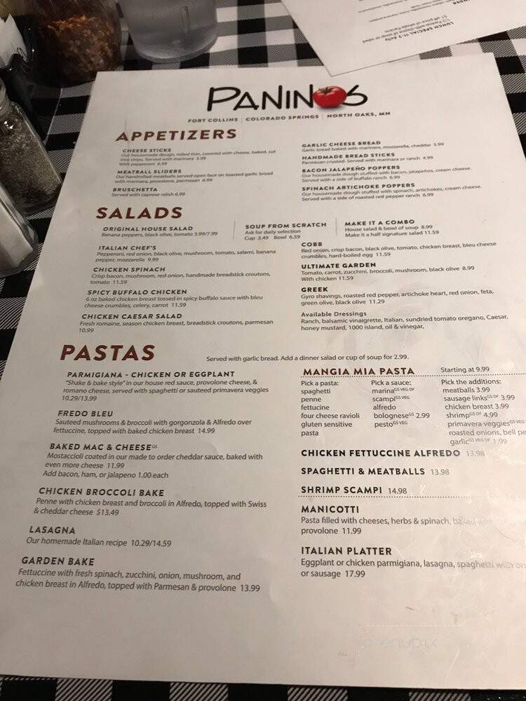 Paninos Restaurant - Fort Collins, CO