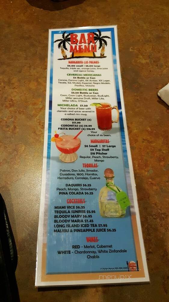 Taqueria Las Palmas II - Westminster, CO menu_pic