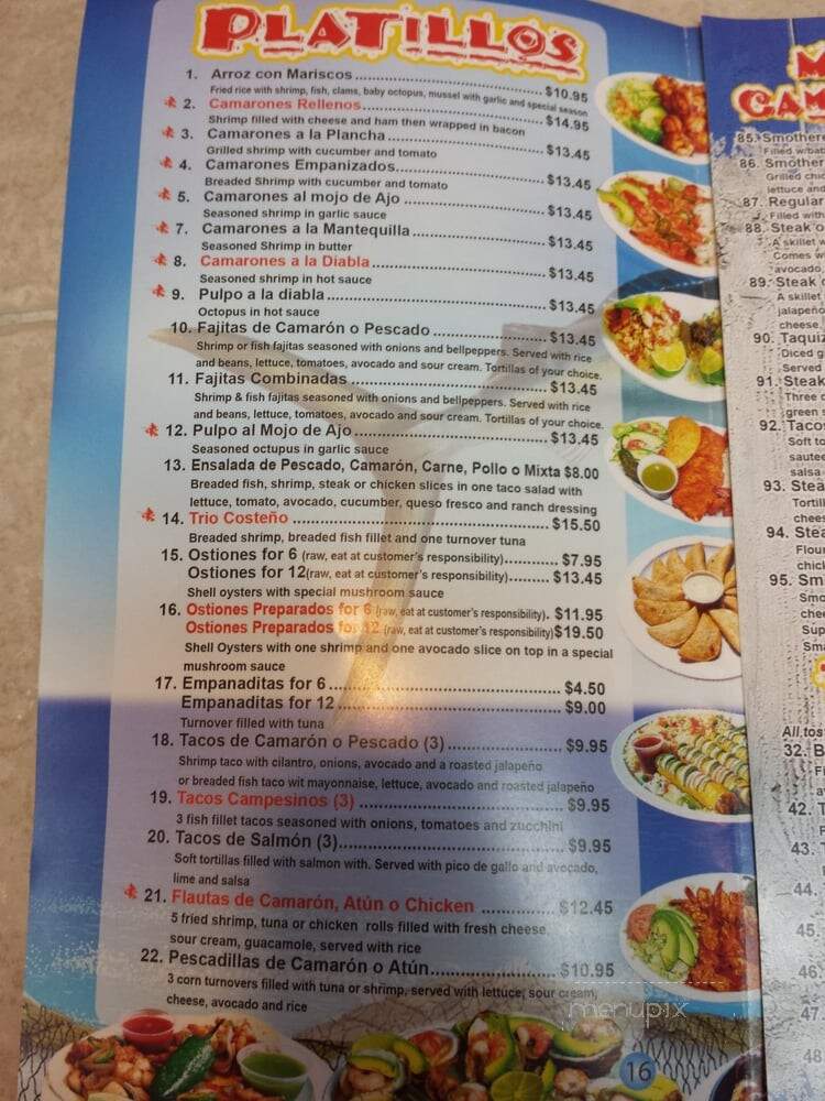 El Cameron Loco - Denver, CO menu_pic