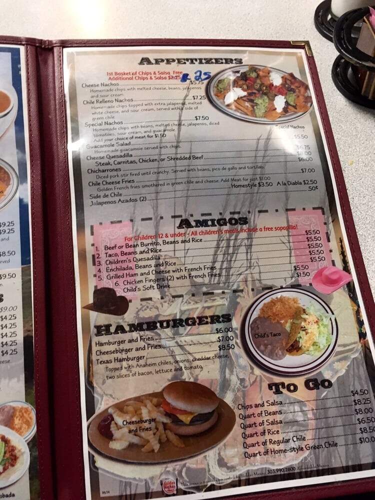 El Sabor Jerezano Restaurant - Northglenn, CO menu_pic