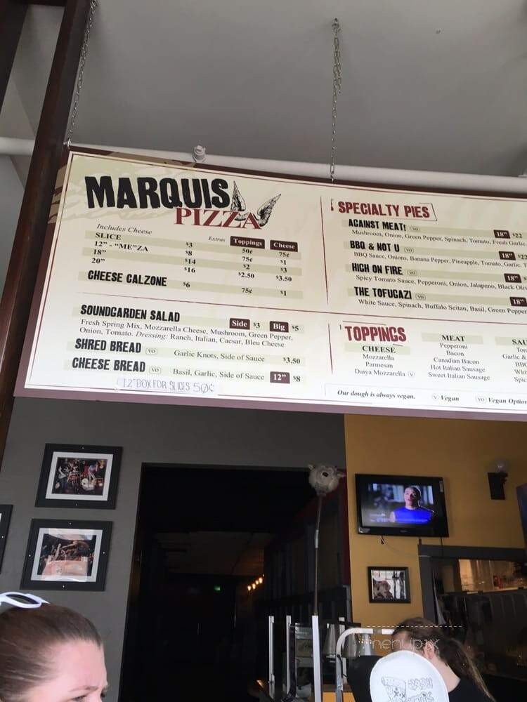 Marquis Pizza - Denver, CO menu_pic