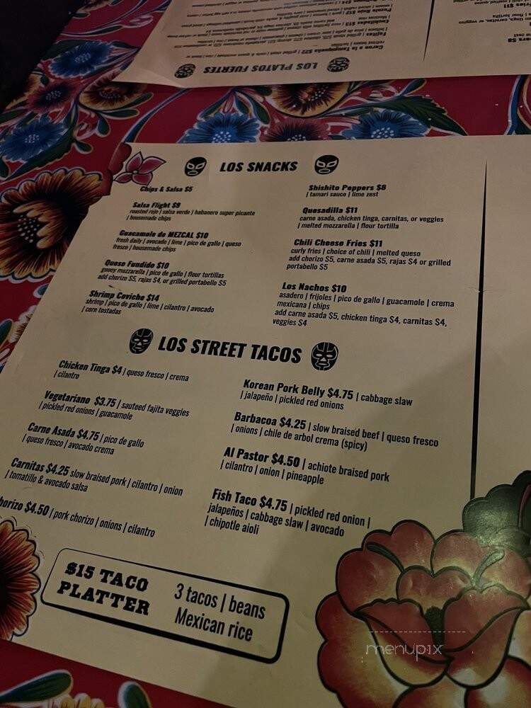 Mezcall - Denver, CO menu_pic