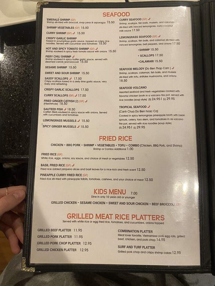 Vietnamese Cafe - Denver, CO menu_pic