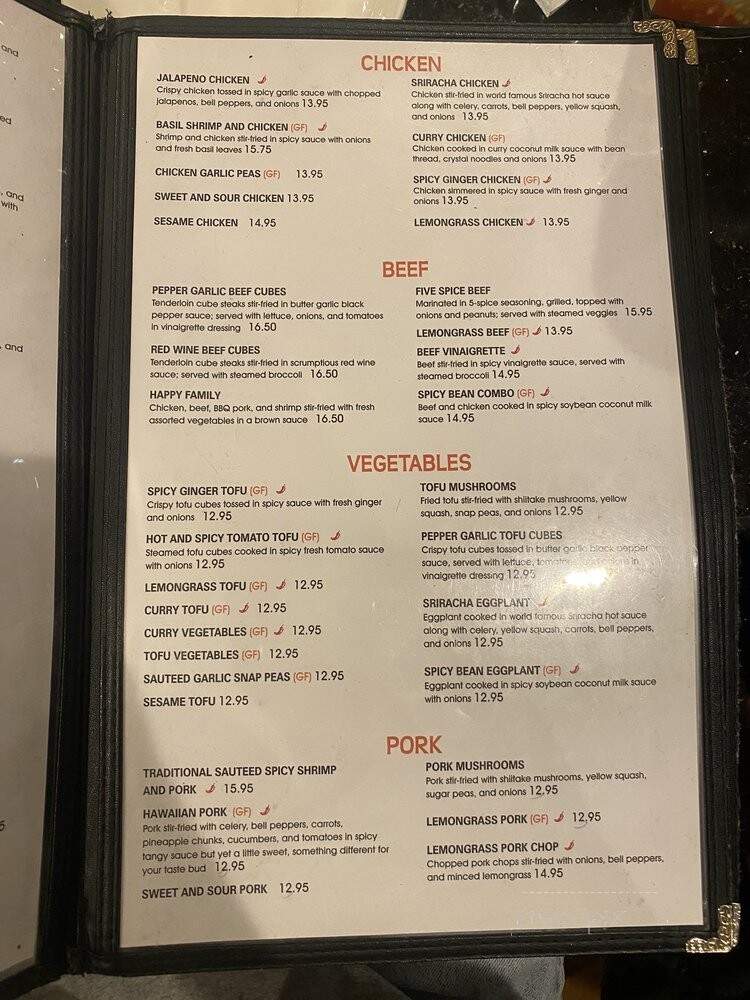 Vietnamese Cafe - Denver, CO menu_pic