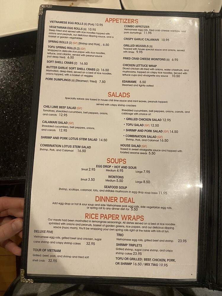 Vietnamese Cafe - Denver, CO menu_pic