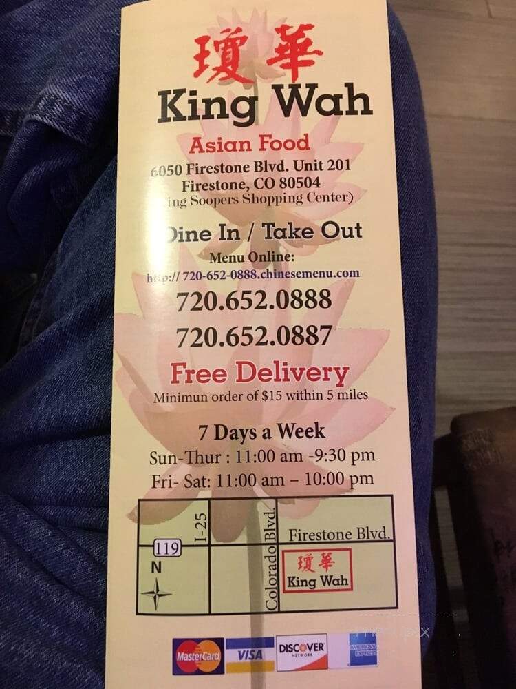 King Wah Asian Food - Firestone, CO